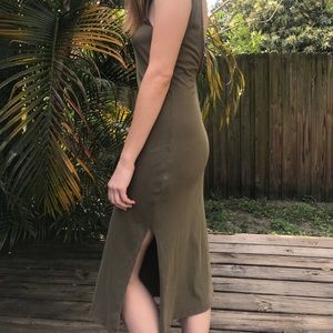 Revolve Open Back Midi Dress by Bobi